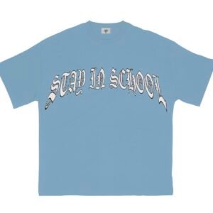 STAY IN SCHOOL T-SHIRT (BLUE)