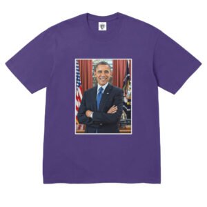 BARACK OBAMA T-SHIRT (PURPLE)